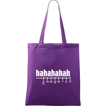 Varianty smíchu - Taška bavlněná - 42 x 38 cm ( Fialová )