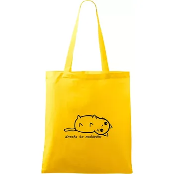 Dneska to nedávám - Taška bavlněná - 42 x 38 cm ( Žlutá )
