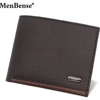 Peněženka Elegantní černá peněženka z hovězí kůže | pánská peněženka, kožená peněženka - Hnědý