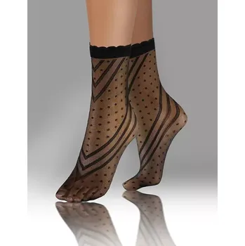 Pánské oblečení Sesto Senso ponožky wz.03 Romb Pikot A'2 černá Univerzální