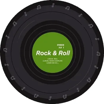 Koberec Kulatý koberec s hudebním motivem do bytu | koberec, podložka - 5 , 120x120cm