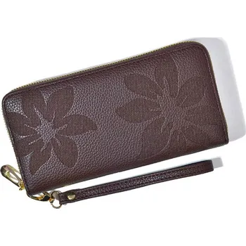 Peněženka Luxusní stylová peněženka | Psaníčko, peněženka se zipy, peněženka na karty i mince - Káva