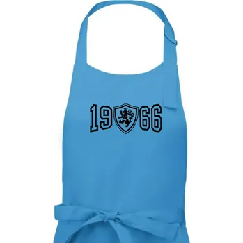 Kuchyňská zástěra Narozeninový motiv - znak - 1966 - Dámská zástěra na vaření - Univerzální velikost ( Světlý tyrkys )