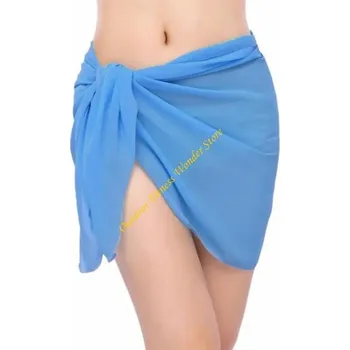 Dámská sukně Sexy plážová zavinovací sukně pareo | plážové pareo, dámská sukně - modrá , univerzální