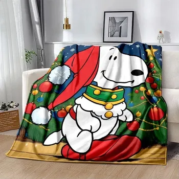 Dětská deka Snoopy kreslená měkká deka kawaii stylu | dětská přikrývka, flísová deka - 3 , 150x200cm