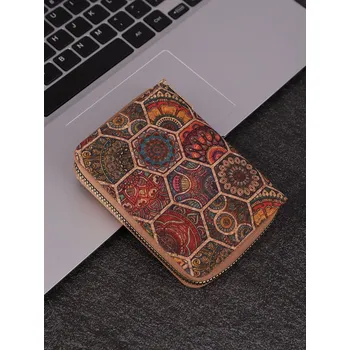 Peněženka Stylová malá peněženka s korkovým vzorem | peněženka, dámský doplněk - E