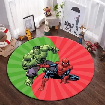 Koberec Avengers kulatý koberec Marvel pro děti | dětský koberec, kulatý koberec - 3 , 80x80cm