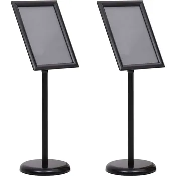 Stojany na plakáty 2 pcs Černá 45 x 33 x 88 cm IM_3385631