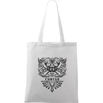 Cancer - vintage - Taška bavlněná - 42 x 38 cm ( Bílá )