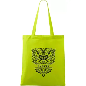 Cancer - vintage - Taška bavlněná - 42 x 38 cm ( Limetková )