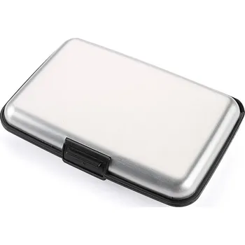 Kovové pouzdro na karty s RFID | slim peněženka, cestovní pouzdro - Sloty pro karty D-6