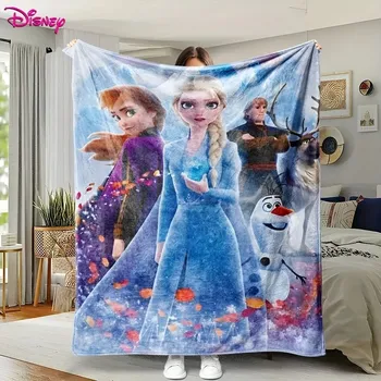 Dětská deka Frozen teplá dětská deka na cesty | přikrývka, deka s motivem ledového království - 1 , 200 cm x 150 cm