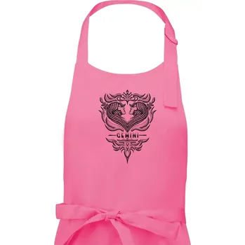 Kuchyňská zástěra Gemini - vintage - Dámská zástěra na vaření - Univerzální velikost ( Růžová )