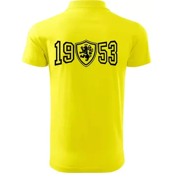 Pánská košile Narozeninový motiv - znak - 1953 - Polokošile pánská Pique Polo 203 - L ( Citrónová )