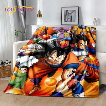 deka Anime dragon ball flanelová deka | měkká deka, anime přehoz - 17 , 100x130CM