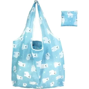 Nákupní taška Velká skládací nákupní taška dámská | nákupní taška, ekologická taška - 5