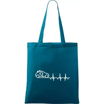 Ekg elektromobil - Taška bavlněná - 42 x 38 cm ( Petrolejová )
