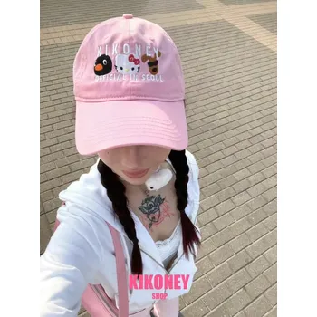 Kšiltovka Dětská či dívčí hello kitty kšiltovka bavlněná | letní čepice, dívčí kšiltovka - D