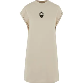 Dámské šaty FK ŠUMPERK tričkové šaty Barva: písková, Velikost: S