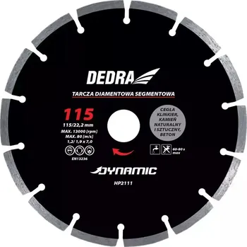 Řezný kotouč DEDRA Diamantový brusný kotouč 250mm/25,4mm Dynamic HP2117E