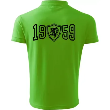 Pánská košile Narozeninový motiv - znak - 1959 - Polokošile pánská Pique Polo 203 - 2XL ( Apple Green )