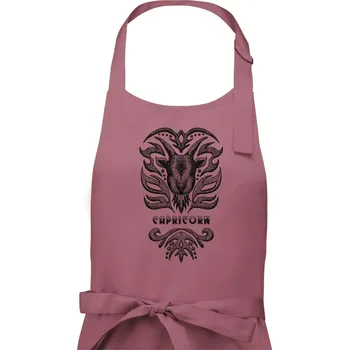 Kuchyňská zástěra Capricorn - vintage - Pánská zástěra na vaření - Univerzální velikost ( Starorůžová )