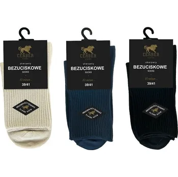 Pánské ponožky Cerber 0176 pánské ponožky netlakované krátké 39-47 Hnědá 42-44