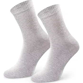 Ponožky Steven art.057 Sport Smooth kratší svršek 41-46 melanžově šedá 44-46