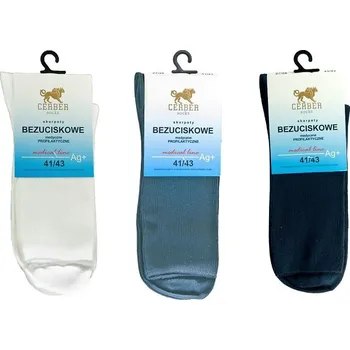 Pánské ponožky Cerber 7113 pánské protiskluzové ponožky AG+ 39-47 Hnědá 42-44