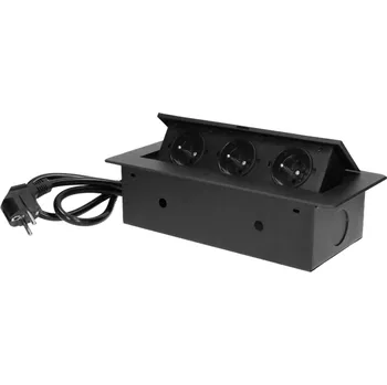 Elektrická zásuvka ORNO Výklopná zásuvka OR-AE-1337/B/3M