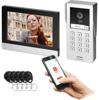 Video vrátný set 8" Wi-Fi, dotykový displej, 2MP HD