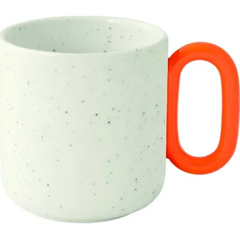 Easy Life Porcelánový hrnek Creative Coloured White Orange