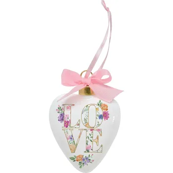 Easy Life Keramické srdíčko na pověšení Mon Amour