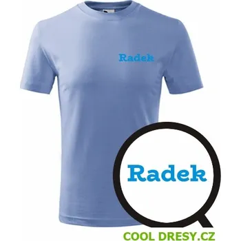 Dětské tričko Radek - Barva: nebesky modrá, Velikost 6let