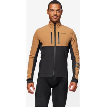 Cyklistická bunda VAN RYSEL Pánská zimní cyklistická bunda Endurance M KAŠTANOVÁ|OKROVÁ|ČERNÁ
