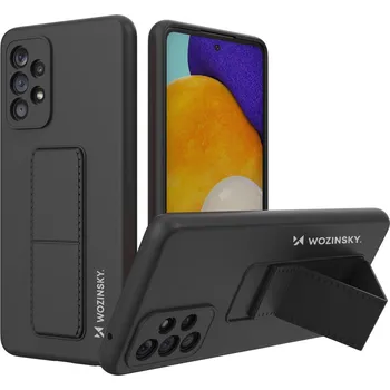 Pouzdro na mobilní telefon Wozinsky Kickstand Case pouzdro / kryt s opěrkou 3v1 pro Samsung Galaxy A32 4G black