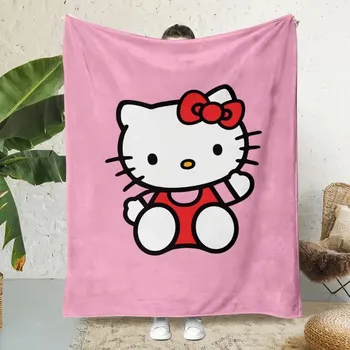 Dětská deka Hello kitty měkká cestovní deka | dětská deka, pikniková deka - 4 , 150x200cm