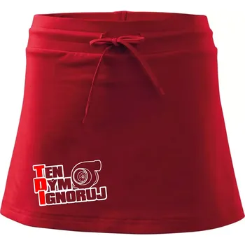 Dámská sukně Ten dým ignoruj - Sportovní sukně - two in one - S ( Červená )