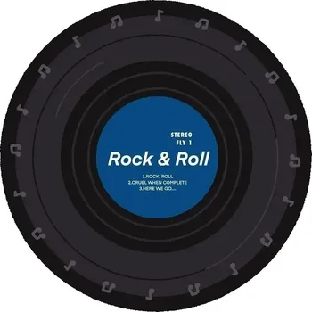 Koberec Kulatý koberec s hudebním motivem do bytu | koberec, podložka - 6 , 120x120cm