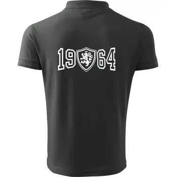 Pánská košile Narozeninový motiv - znak - 1964 - Polokošile pánská Pique Polo 203 - 4XL ( Tmavá břidlice (šedá se zeleným nádechem) )