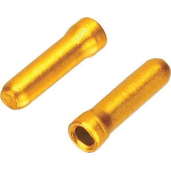 Lanko pro jízdní kolo JAGWIRE koncovka brzdového/přehazovacího lanka zlatá 500ks