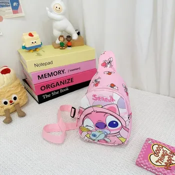 Stitch angel dětská crossbody taška přes rameno | dětská taška, cestovní taška - 11