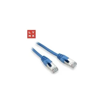Kabel LYNX FTP patch kabel Cat5e PVC, CCA, 0,5m, modrý (balení obsahuje 10ks)