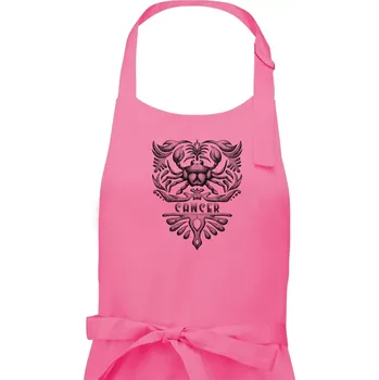 Kuchyňská zástěra Cancer - vintage - Pánská zástěra na vaření - Univerzální velikost ( Růžová )