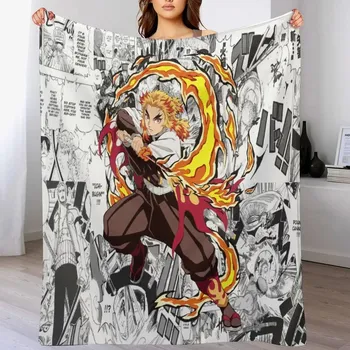 Dětská deka Anime deka slayer fluffy styl | deka, přikrývka - 5 , 100x150CM
