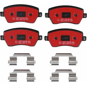 Brzdová destička Sada brzdových destiček, kotoučová brzda LUCAS GDB3332DTE