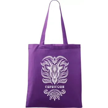 Capricorn - vintage - Taška bavlněná - 42 x 38 cm ( Fialová )