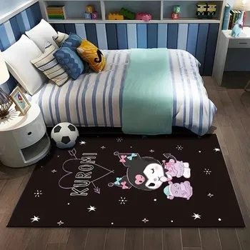 Koberec Roztomilý kulatý koberec Kuromi | dětský koberec, protiskluzová podložka - 7 , 40X60CM