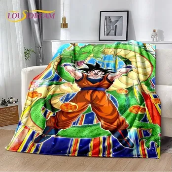 deka Anime dragon ball flanelová deka | měkká deka, anime přehoz - 24 , 100x150CM