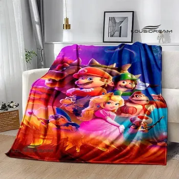 Dětská deka 3D deka mario bros pikniková přikrývka | dětská deka, teplá přikrývka - 17 , 100x150CM